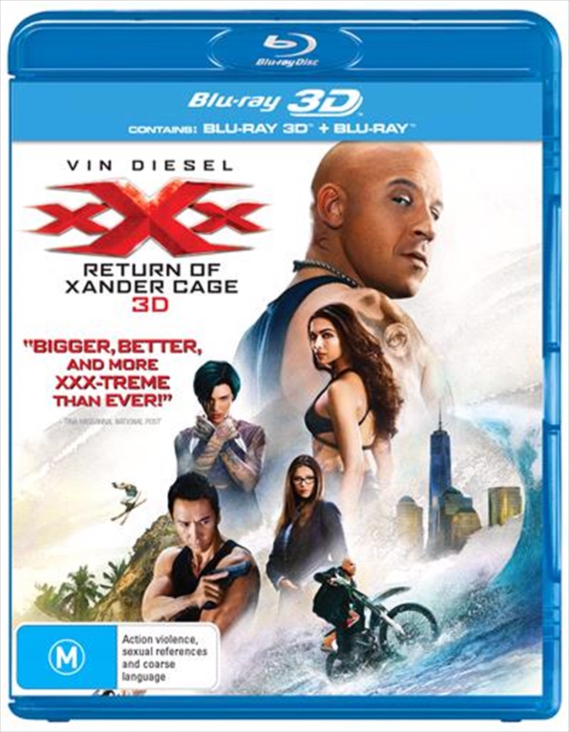 XXX - Return Of Xander Cage | Blu-ray 3D