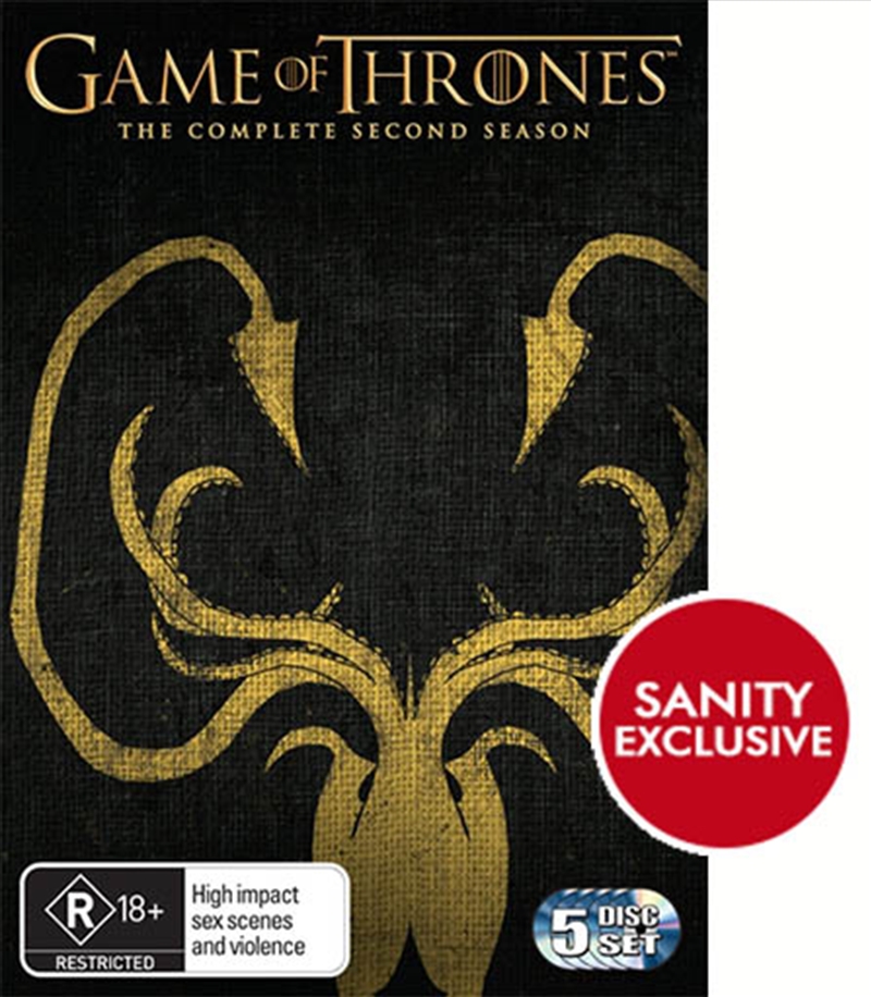 Game Of Thrones - Season 2 (EXCLUSIVE ARTWORK)/Product Detail/HBO