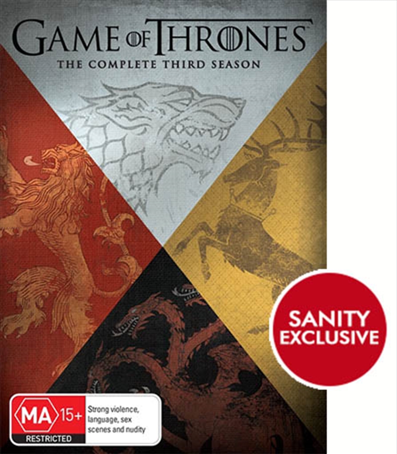 Game Of Thrones - Season 3 (EXCLUSIVE ARTWORK)/Product Detail/HBO