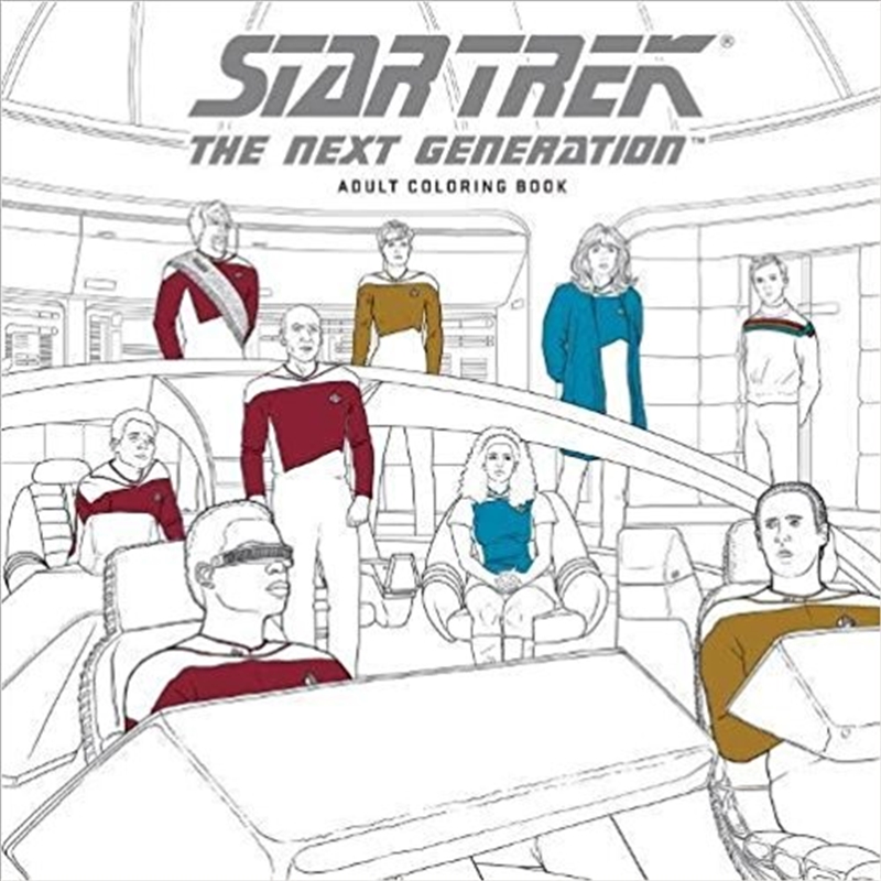 Star Trek The Next Generation Adult Coloring Book/Product Detail/Colouring