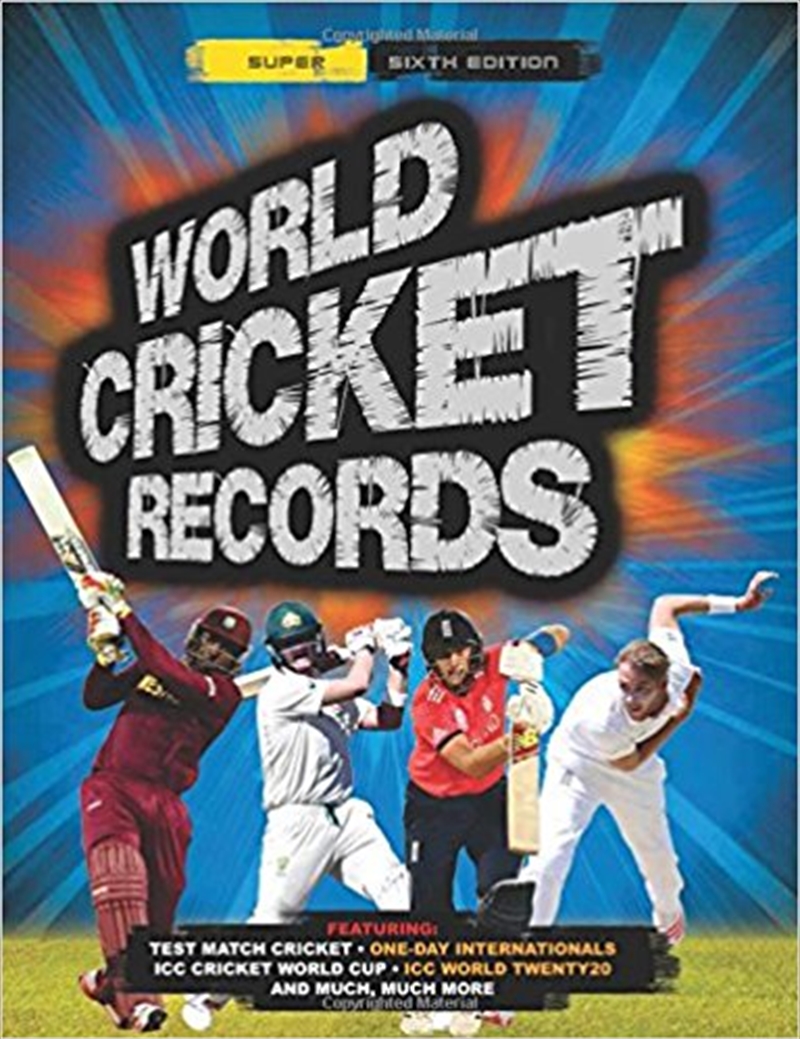 Buy Chris Hawkes World Cricket Records Book Sanity Online