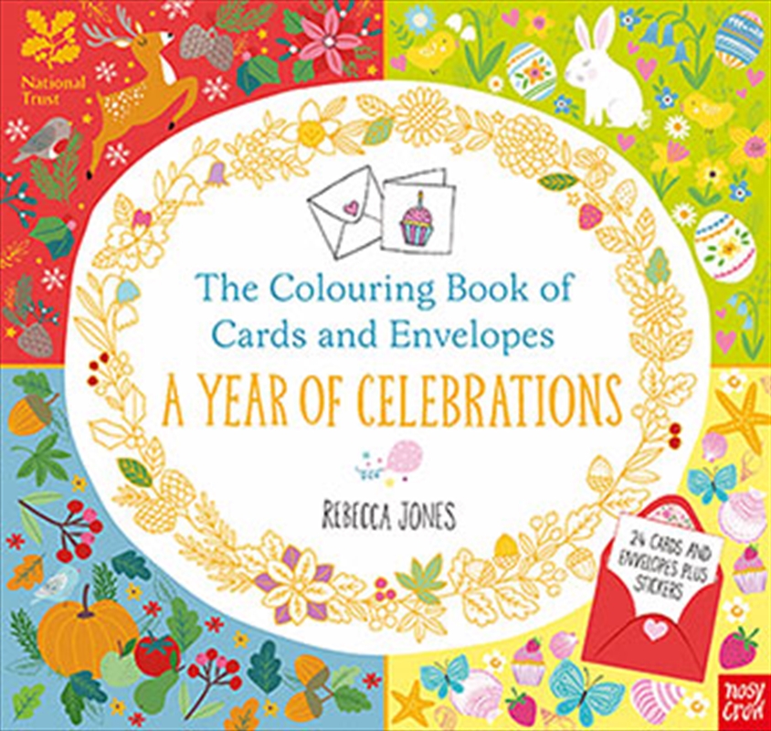 Colouring Book of Cards and Envelopes: A Year of Celebrations/Product Detail/Colouring