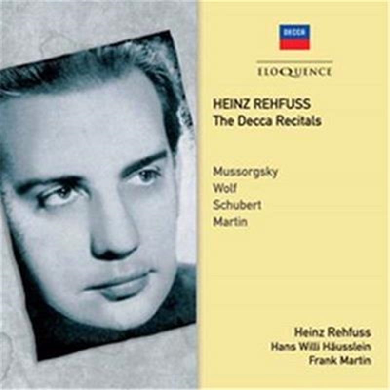 Heinz Rehfuss: Decca Recitals/Product Detail/Classical