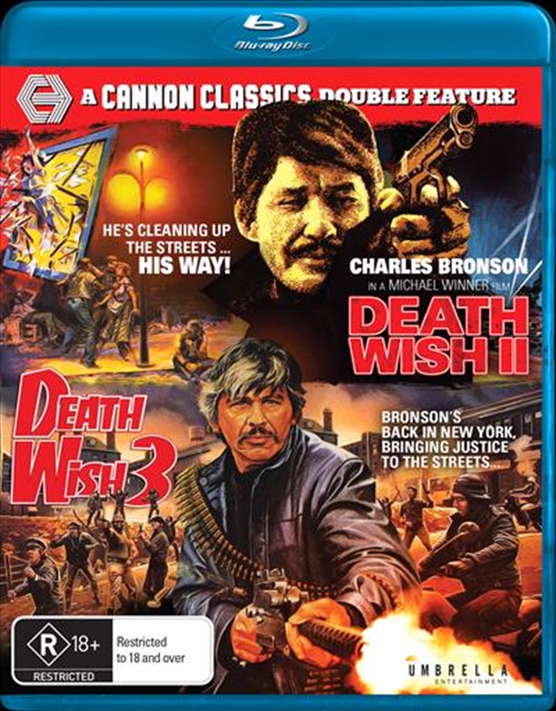 Death Wish 2/Death Wish 3  Cannon Classics Blu-ray/DVD/Product Detail/Action