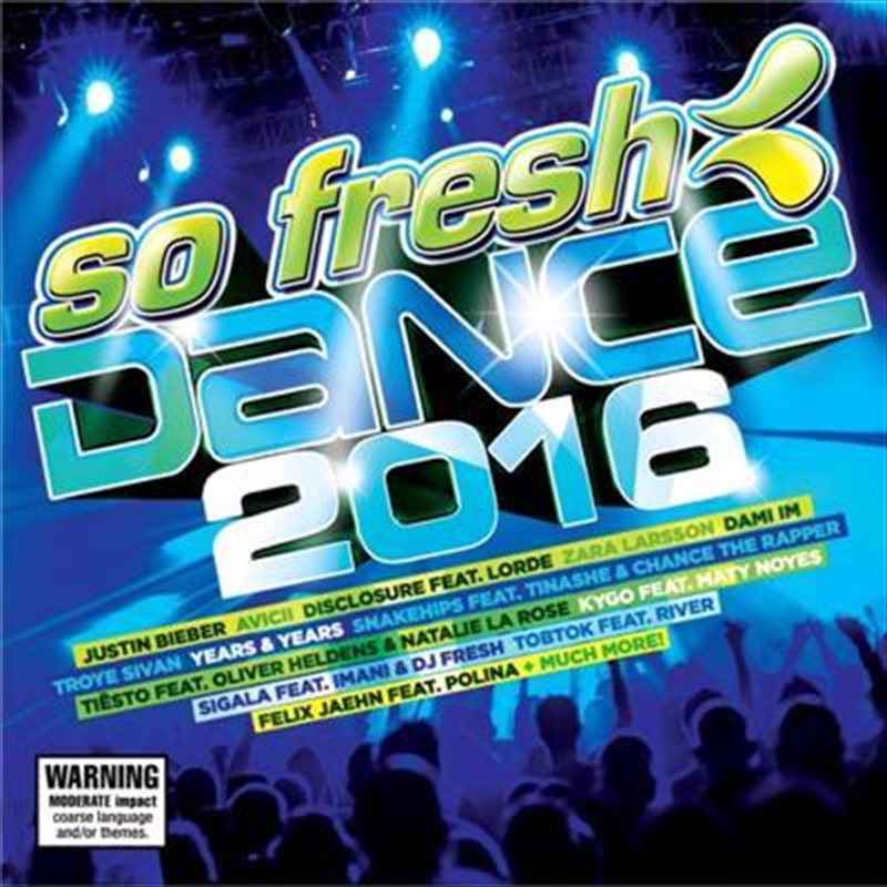 So Fresh Dance 2016 CD/Product Detail/Compilation