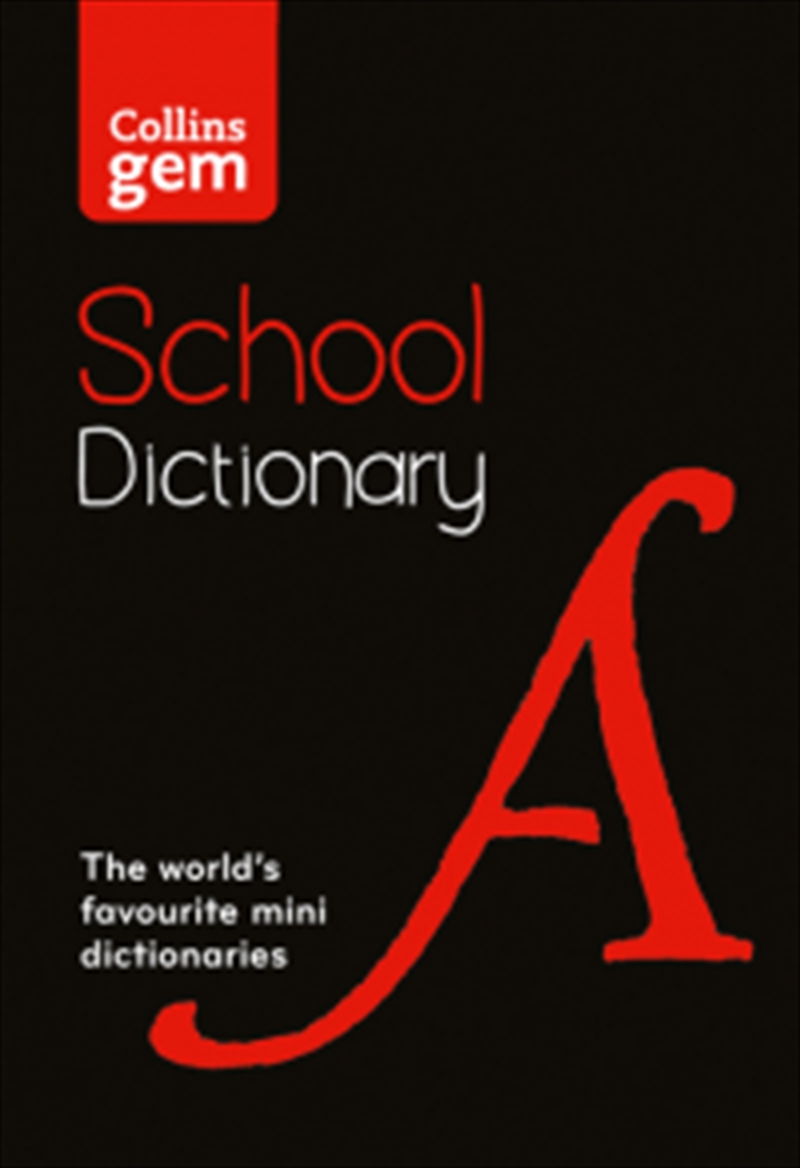 Collins Gem School Dictionary/Product Detail/English