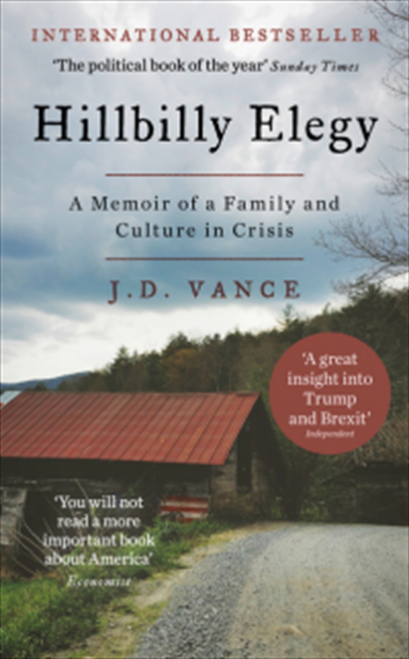 Hillbilly Elegy: Memoir Of A Family & Culture In Crisis | Paperback Book