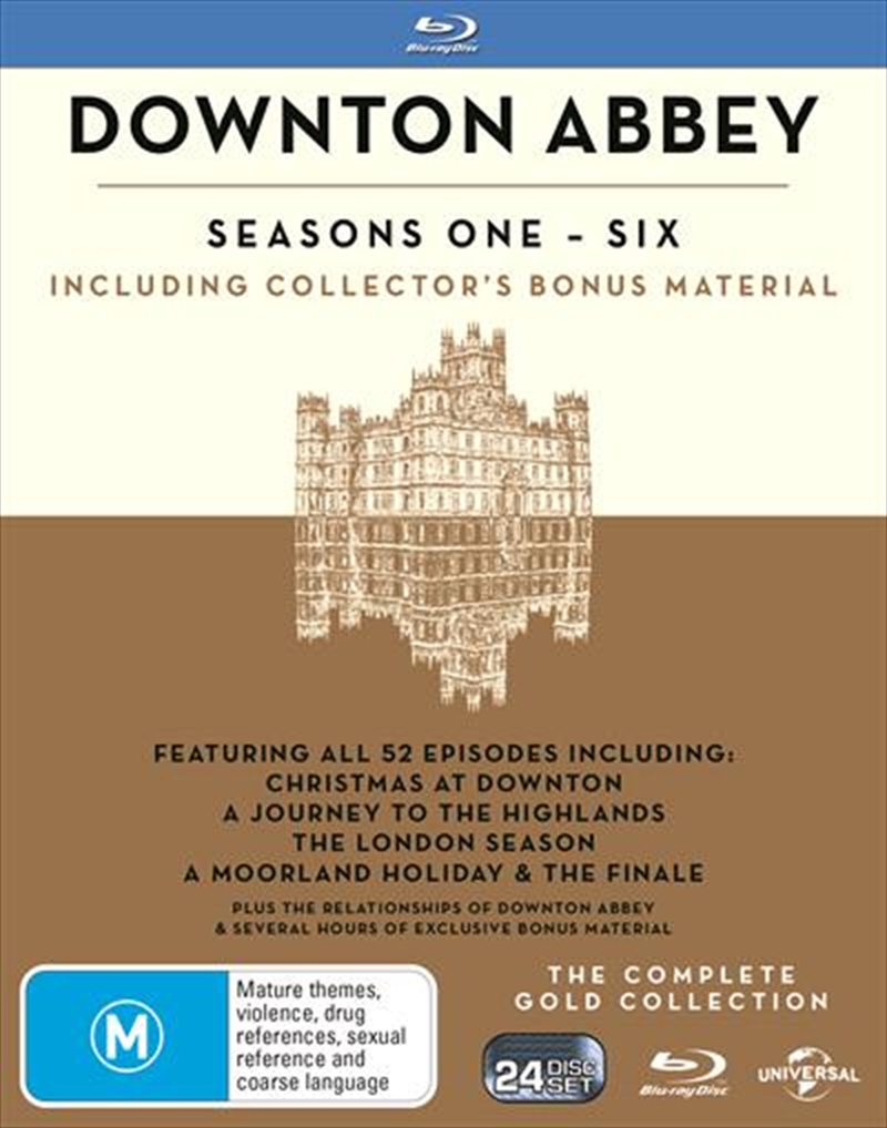 Downton Abbey Boxset - Season 1-6 Gold Edition | Blu-ray