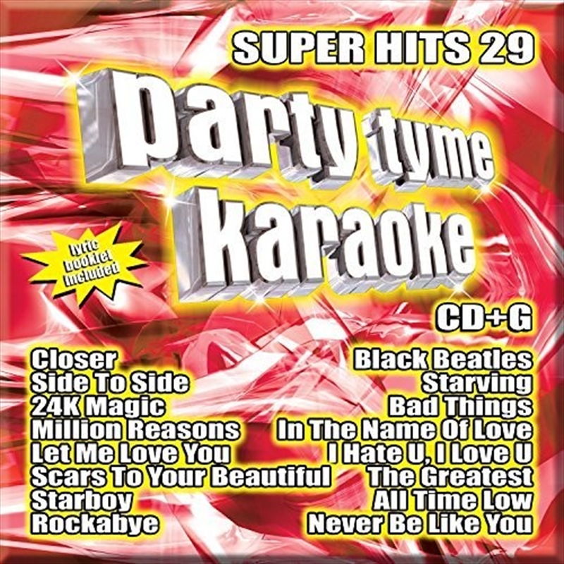 Party Tyme Karaoke - Super Hits - Vol 29/Product Detail/Karaoke