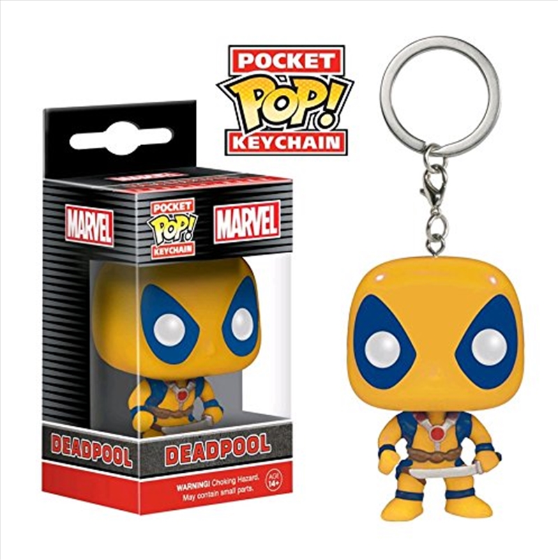 Deadpool Yellow  Pop Keychain/Product Detail/Movies