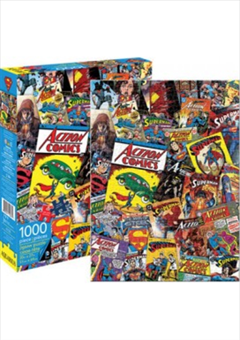 DC Comics Superman Retro Collage 1000 Piece Puzzle/Product Detail/Film and TV