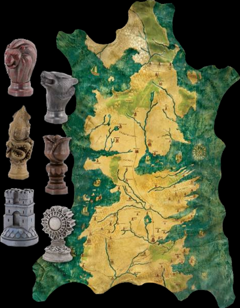 Map Marker Set with Westeros Map/Product Detail/Replicas