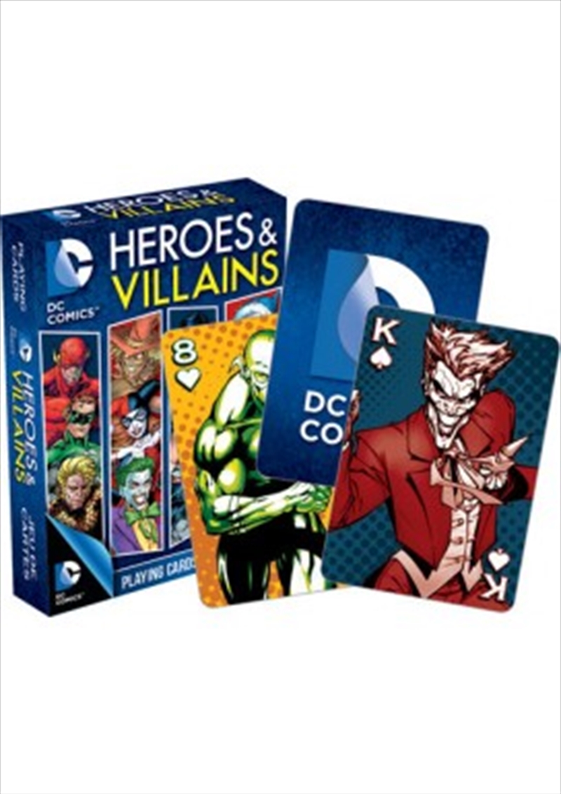DC Comics - Heroes and Villians Playing Cards/Product Detail/Card Games