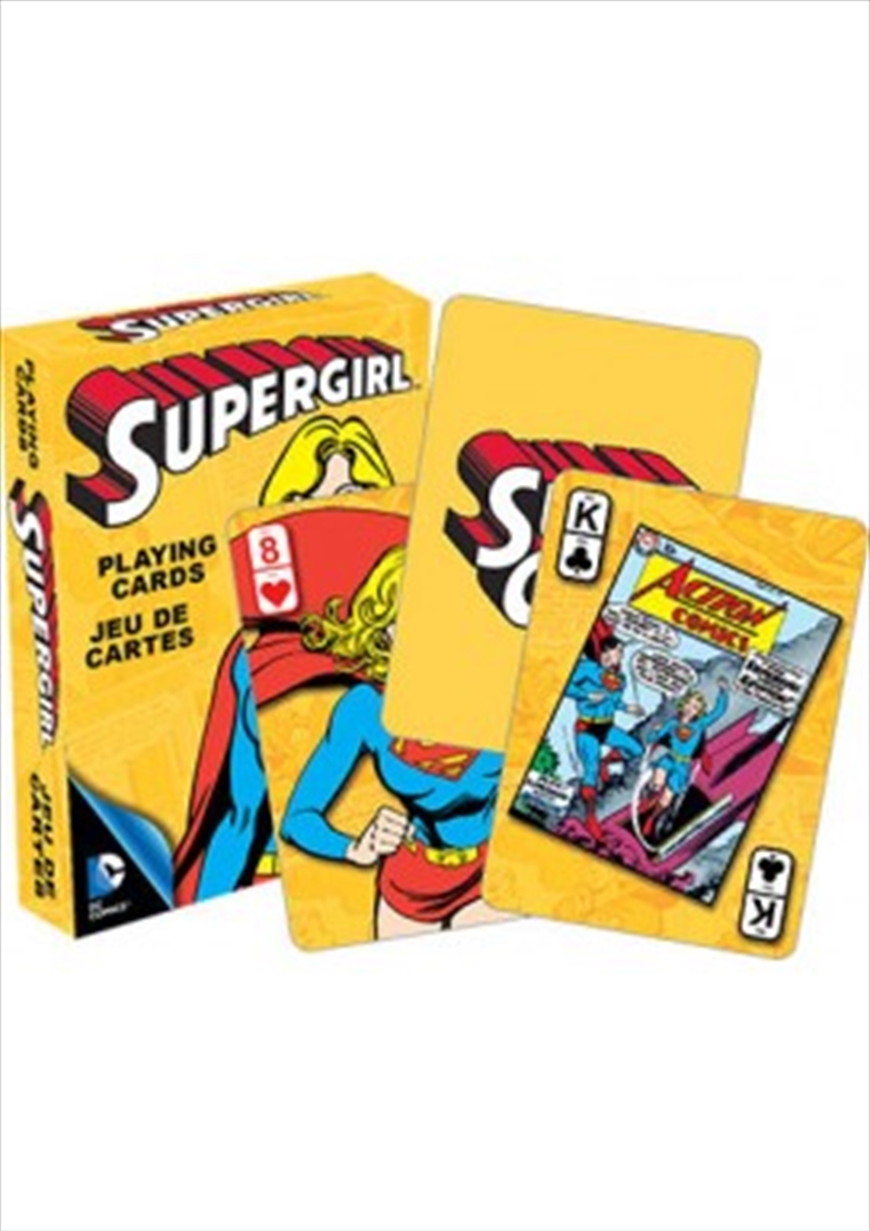 DC Comics Retro Supergirl Playing Cards/Product Detail/Card Games