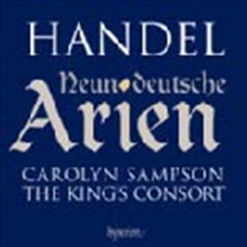 Handel: Neun Deutsche Arien/Product Detail/Classical