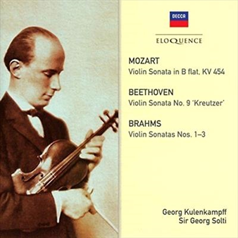 Beethoven: Mozart: Brahms: Violin Sonatas | CD