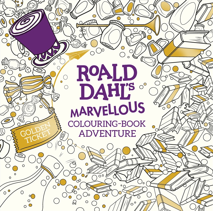 Roald Dahl's Marvellous Colouring-Book Adventure | Paperback Book