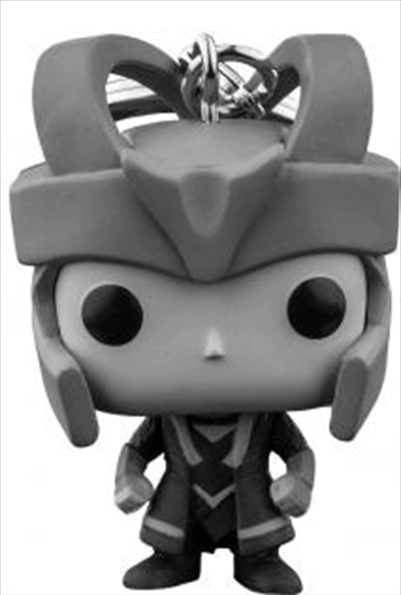 Loki Black/White Pop Keychain/Product Detail/Pop Vinyl Keychains