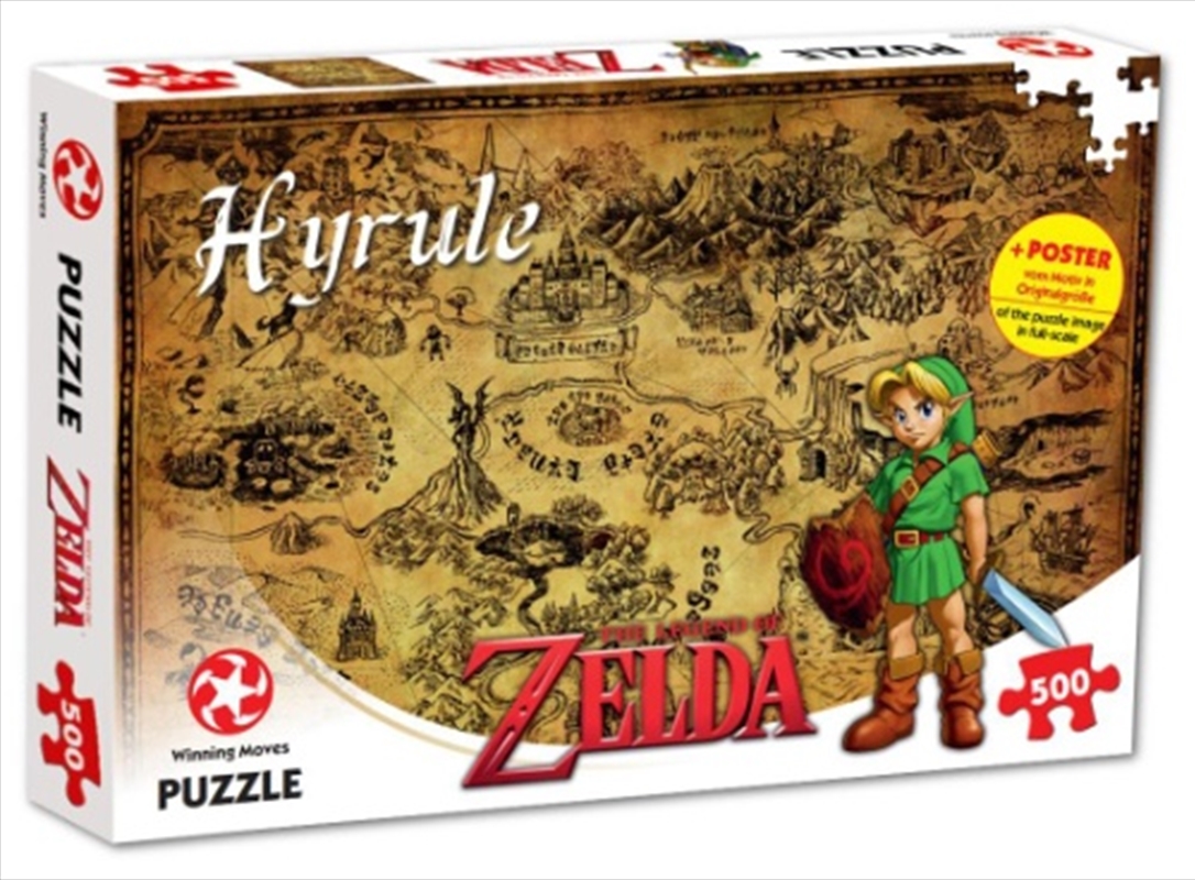 Legend Of Zelda Hyrule Field Map 500 pieces/Product Detail/Film and TV