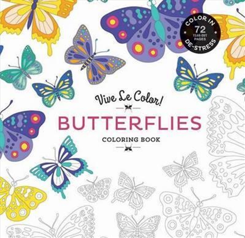 Buy Butterflies Coloring Book Online | Sanity