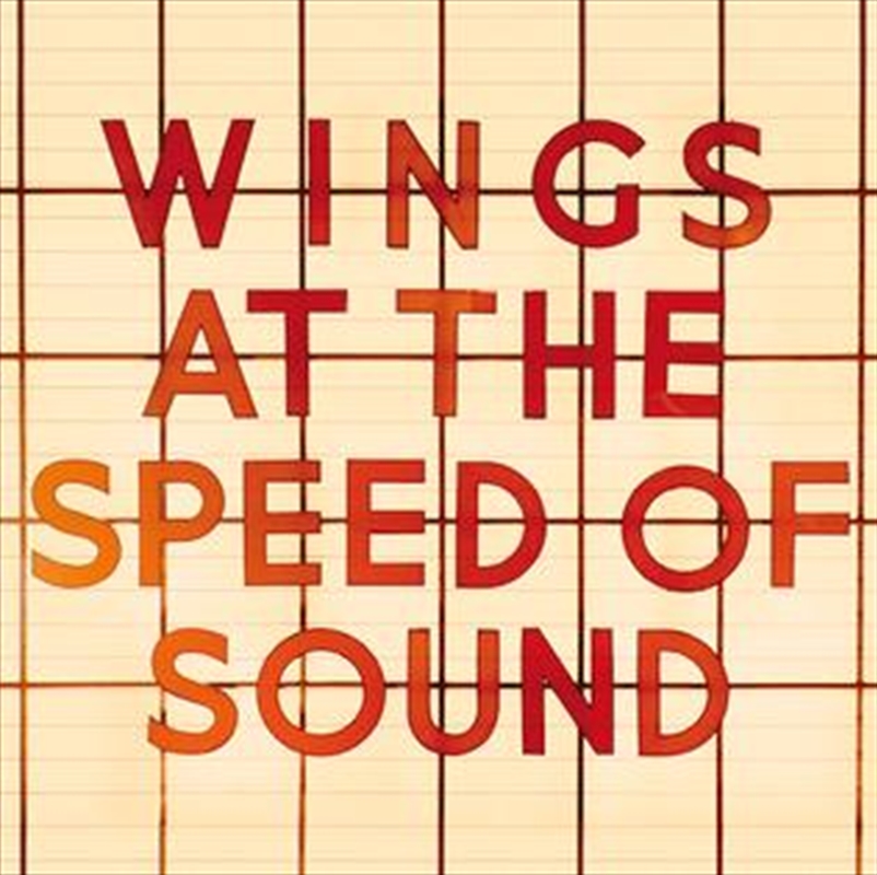 Wings At The Speed Of Sound/Product Detail/Pop