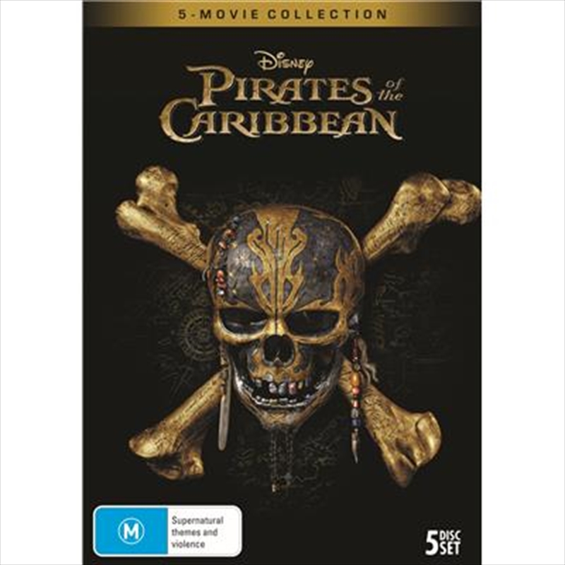 Pirates Of The Caribbean 1-5 DVD/Product Detail/Action