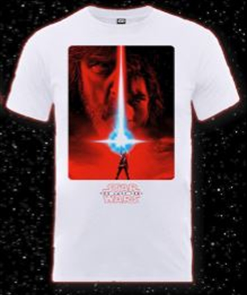 Last Jedi Poster Whit Uni Xxl/Product Detail/Shirts