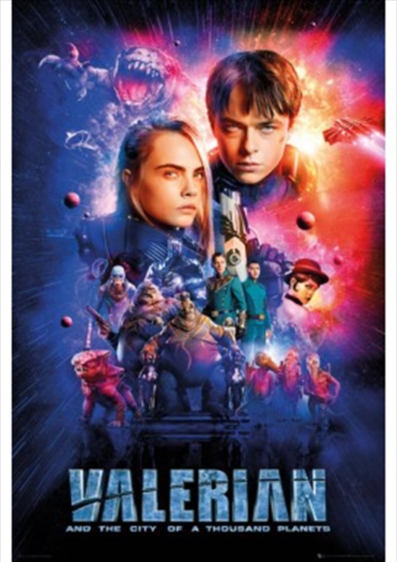 Valerian One Sheet Cast/Product Detail/Posters & Prints