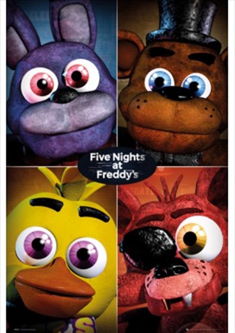 Five Nights At Freddy's Quad/Product Detail/Posters & Prints