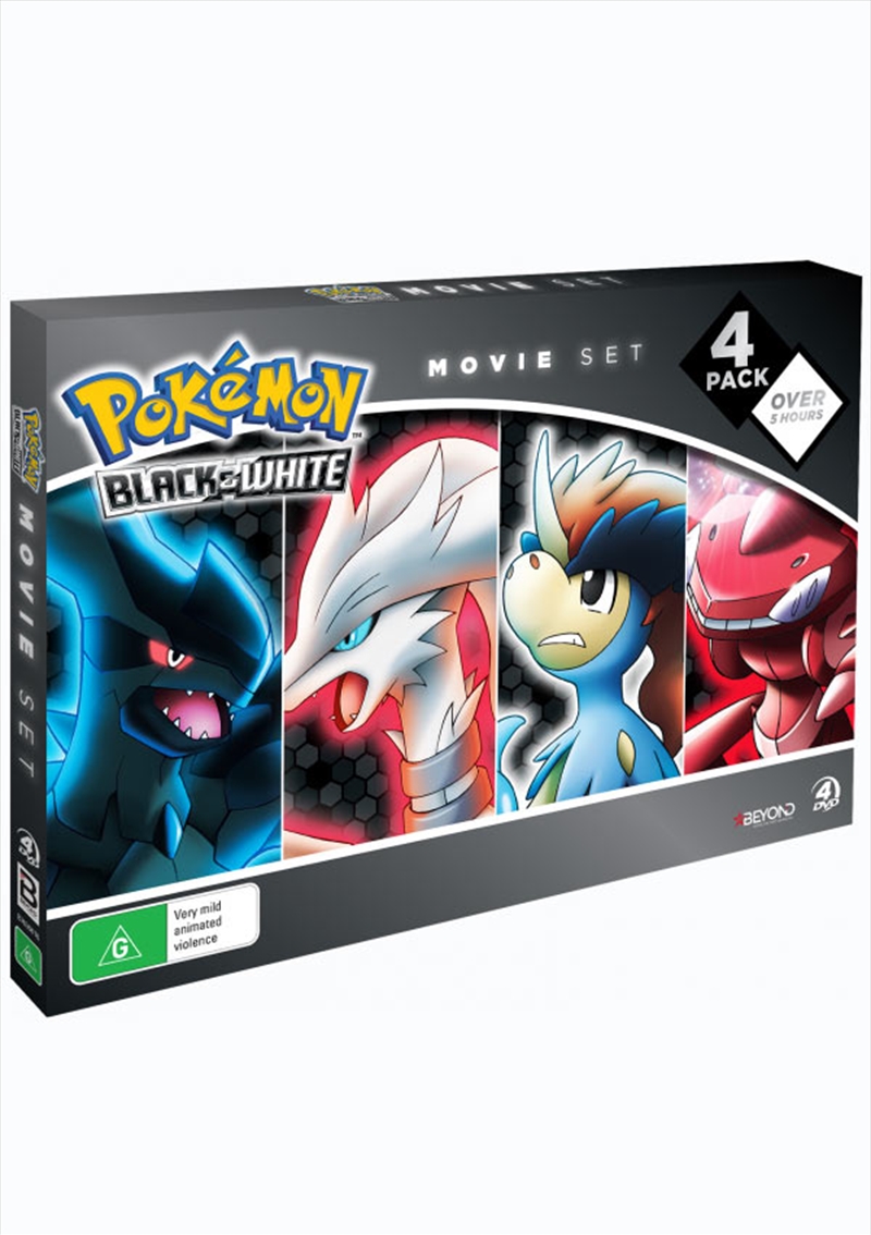 Pokemon Black And White Movie: 4 Pack/Product Detail/Animated