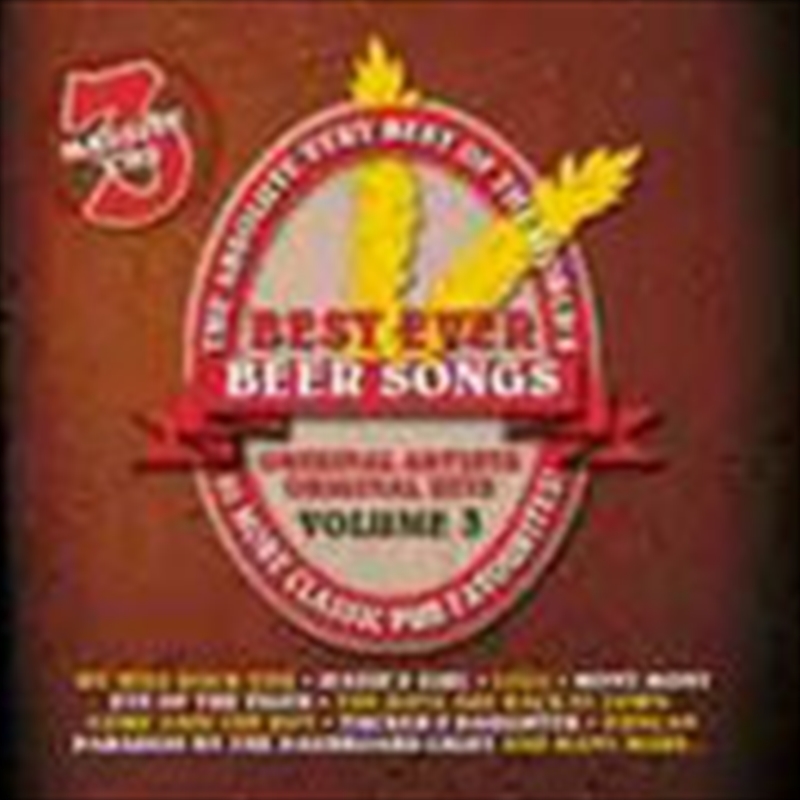 Buy Worlds Best Ever Beer Songs V3 Online Sanity