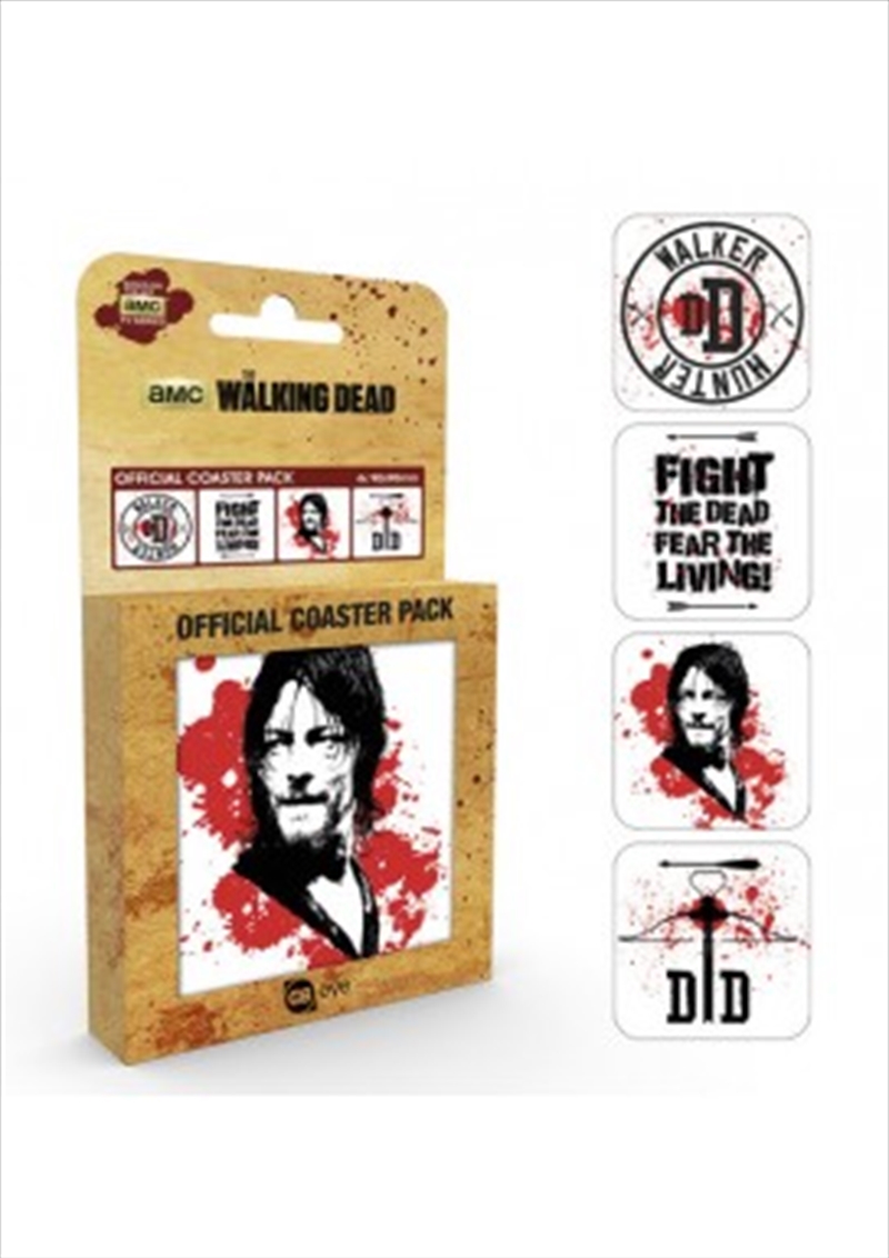 Coasters 4pkThe Walking Dead Daryl (Set of 4 cork based drinks coasters)/Product Detail/Coolers & Accessories