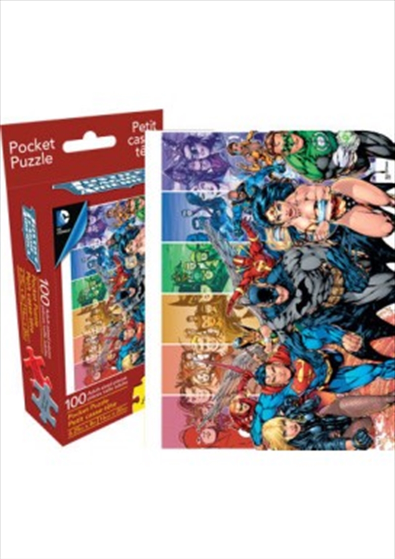 DC Comics Justice League 100pc Pocket Puzzle/Product Detail/Film and TV
