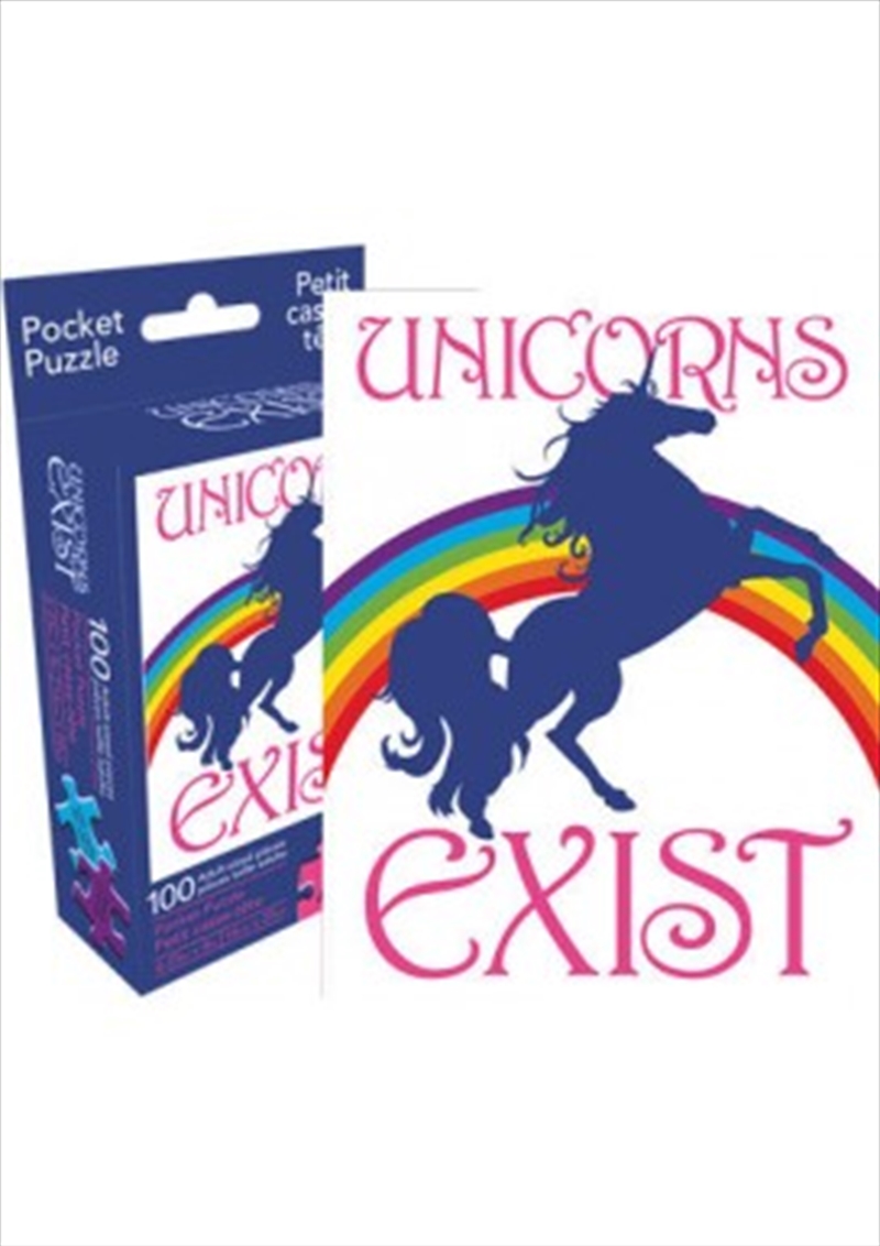 Unicorns Exist 100pc Pocket Puzzle/Product Detail/Nature and Animals