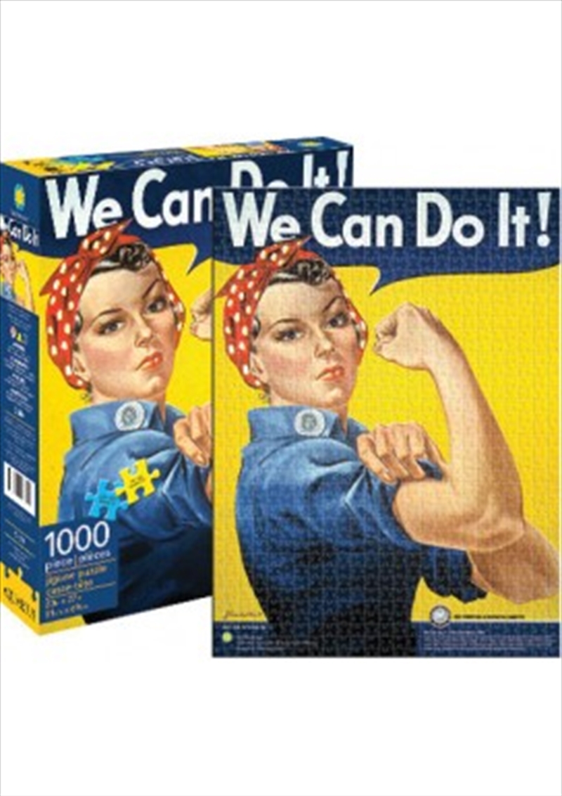 Rosie We Can Do It 1000 Piece Puzzle/Product Detail/Art and Icons