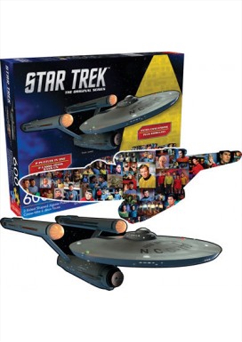 Star Trek Ship & Collage Double Sided 600pc Puzzle/Product Detail/Film and TV