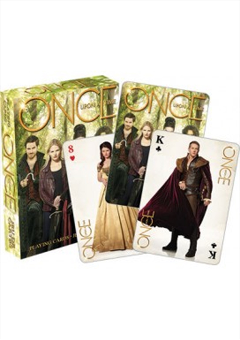 Once Upon A Time Playing Cards - Green/Product Detail/Card Games