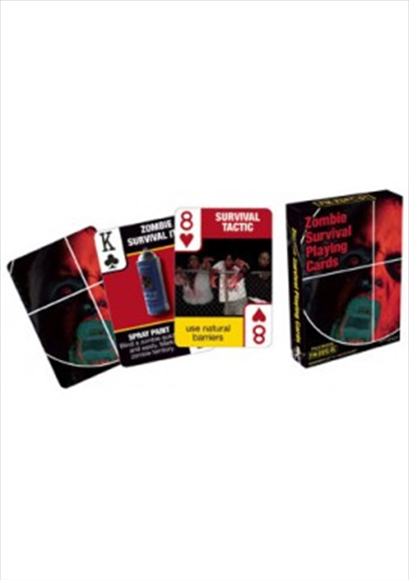 Buy Zombie Survival Playing Cards, Card Game Sanity