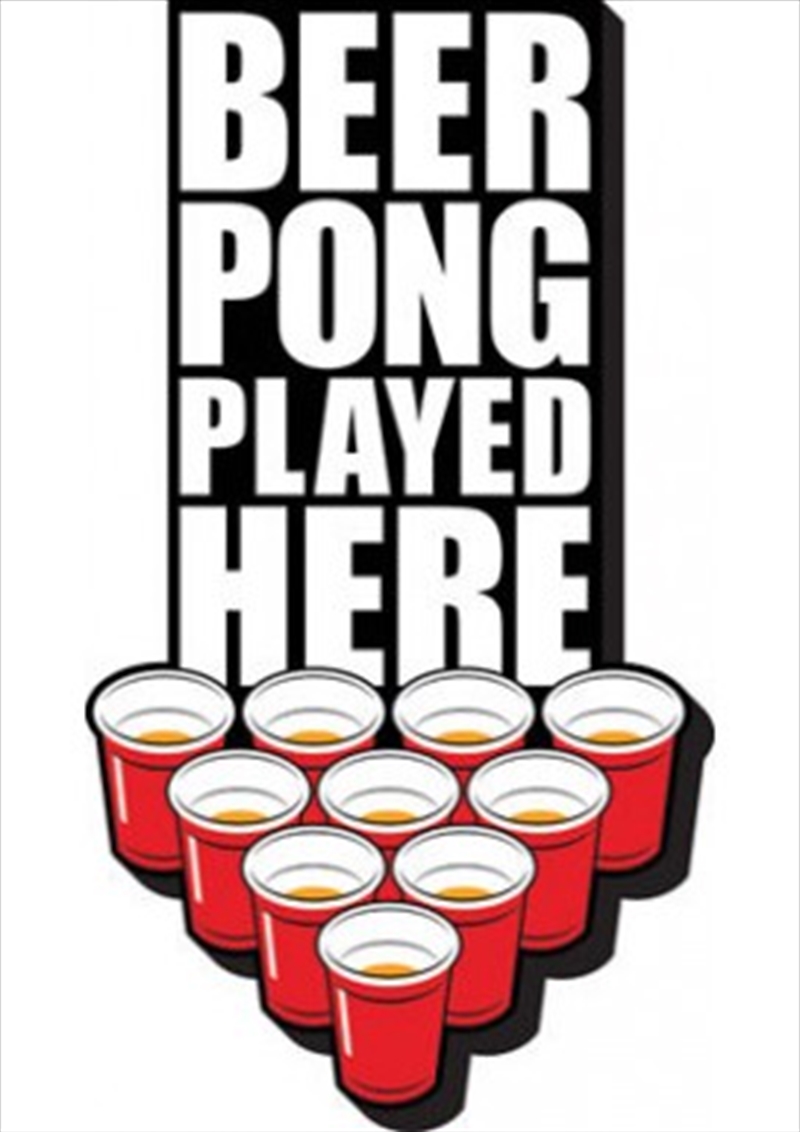 Beer Pong Played Here Chunky Magnet/Product Detail/Magnets