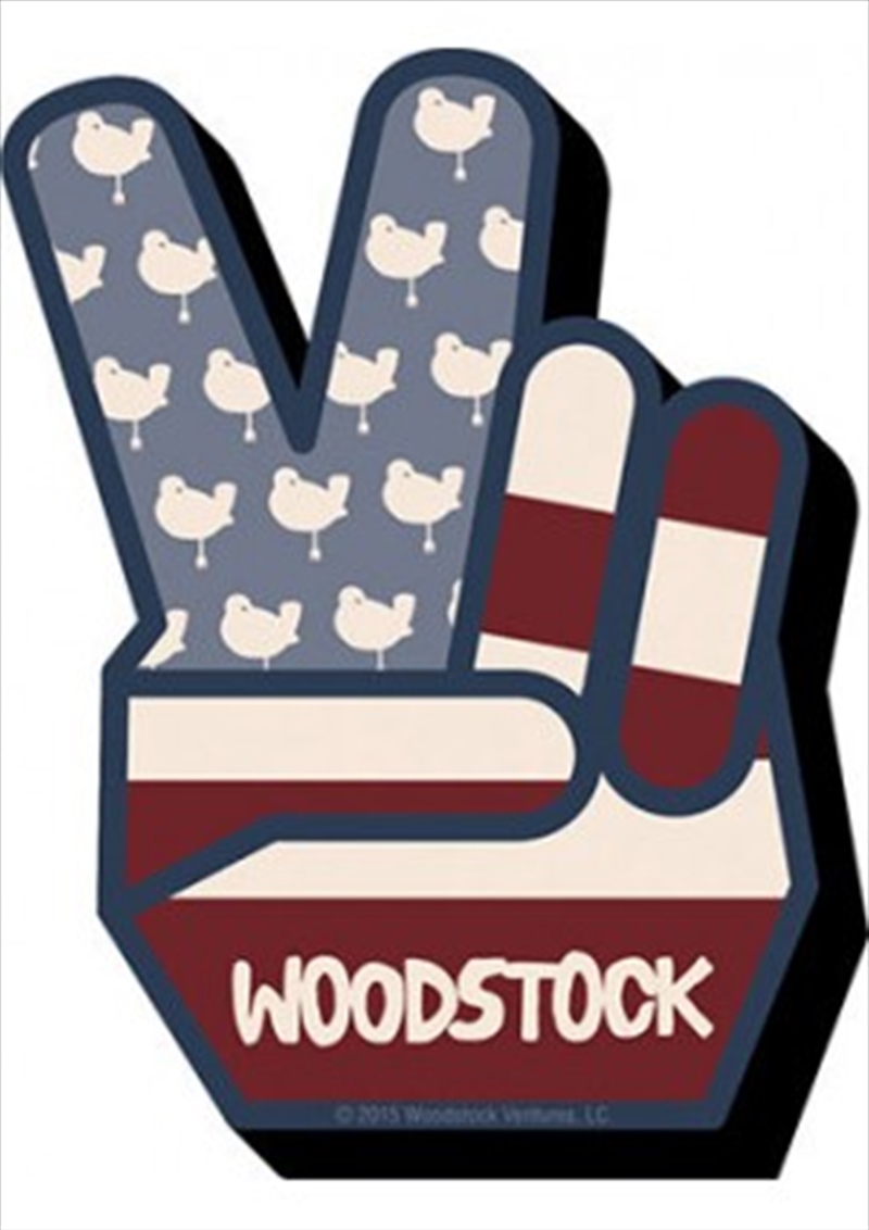 Woodstock Peace Chunky Magnet/Product Detail/Magnets