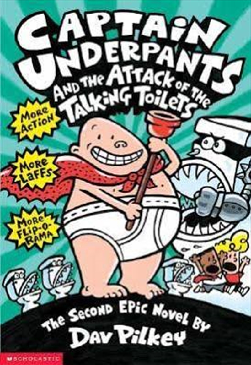 Captain Underpants #2: Captain Underpants and the Attack of the Talking Toilets/Product Detail/Comedy & Humour