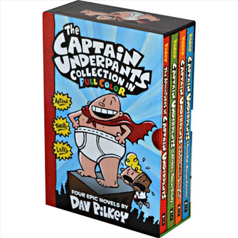 Captain Underpants Colour Editions 1-4 Boxed Set/Product Detail/Children