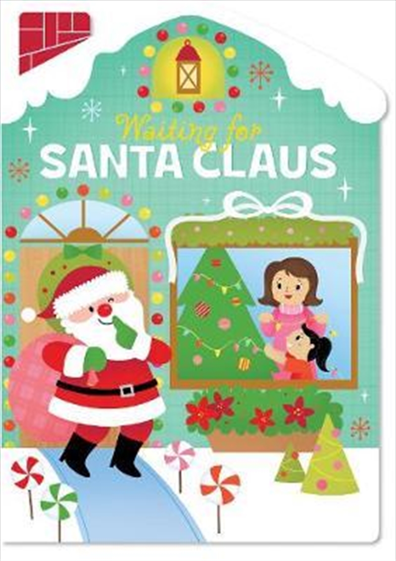 Christmas House Board Book Waiting for Santa Clause/Product Detail/Fiction Books