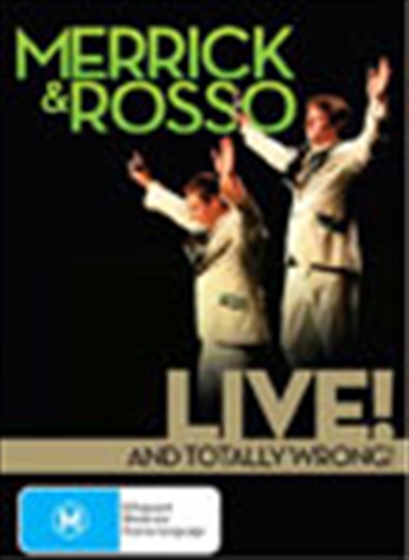 Live And Totally Wrong: M15/Product Detail/Standup Comedy