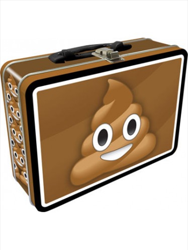 Poop Emoji Tin Carry All Fun Box/Product Detail/Lunchboxes