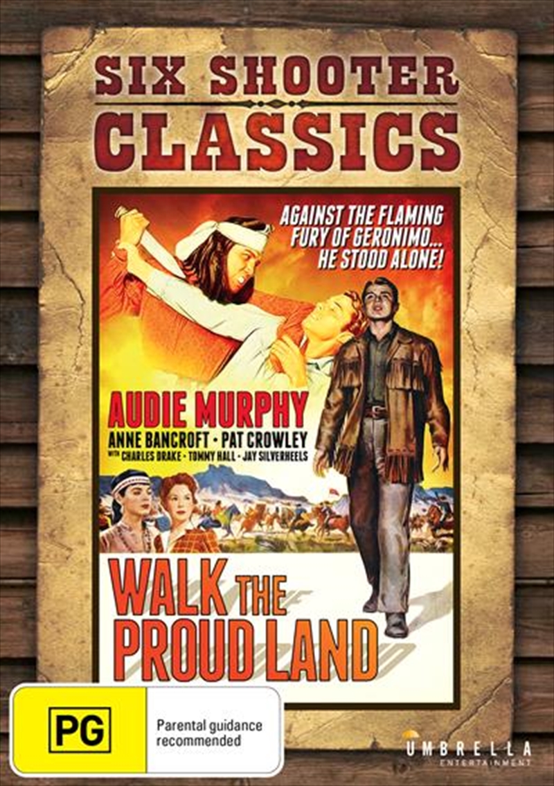 Walk The Proud Land Six Shooter Classics | DVD