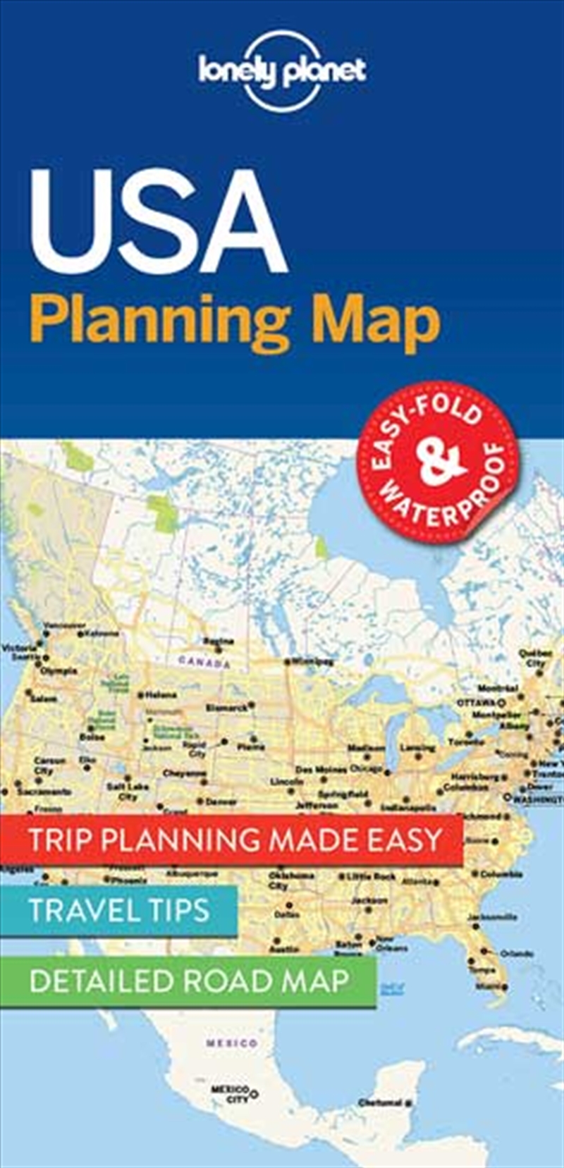 Lonely Planet USA Planning Map/Product Detail/Travel & Holidays