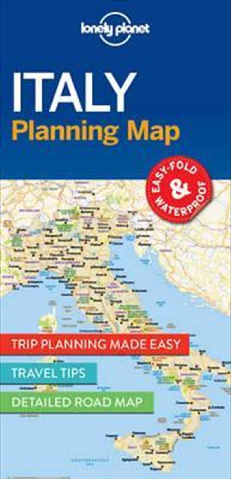Lonely Planet Italy Planning Map/Product Detail/Travel & Holidays