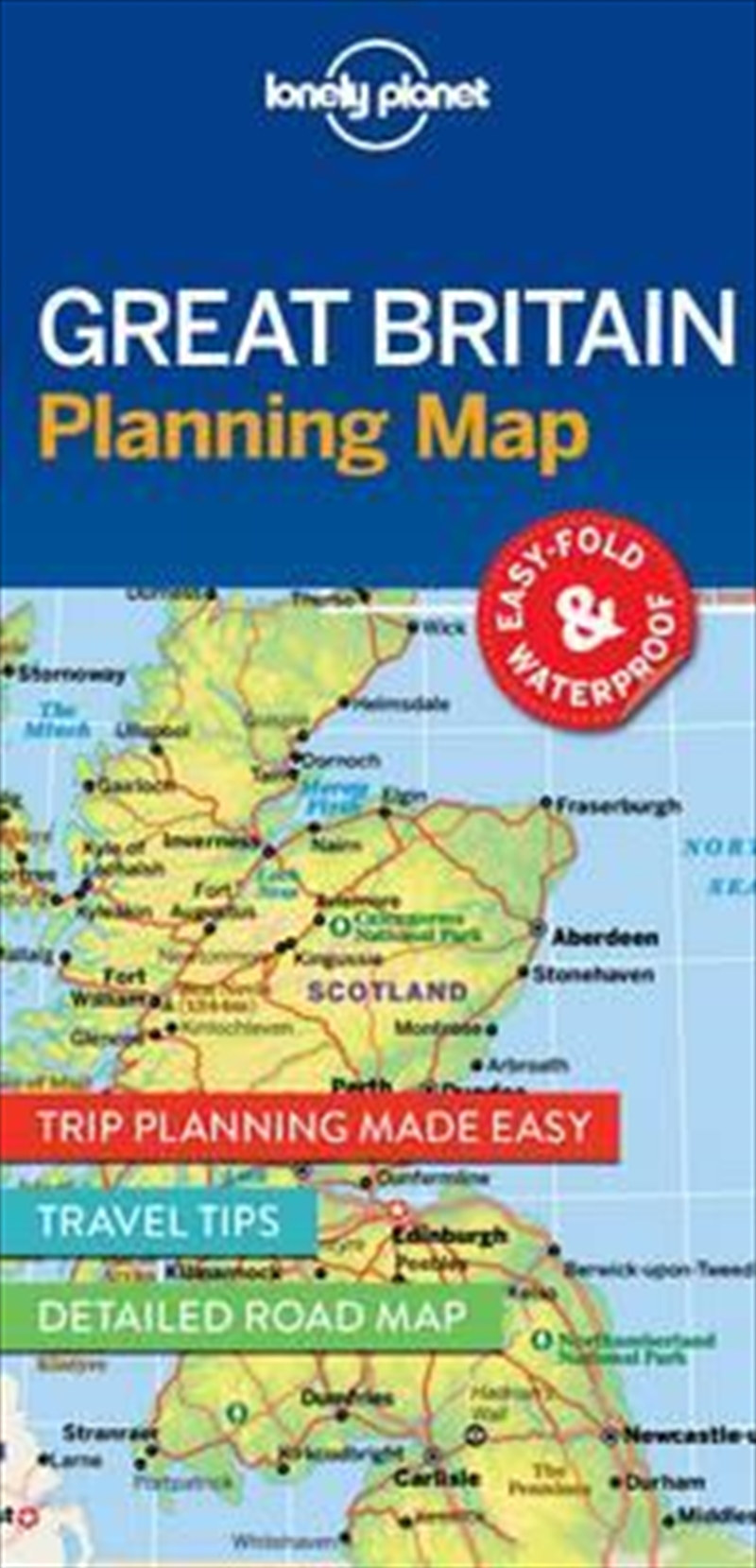 Buy Lonely Planet Great Britain Planning Map Online | Sanity