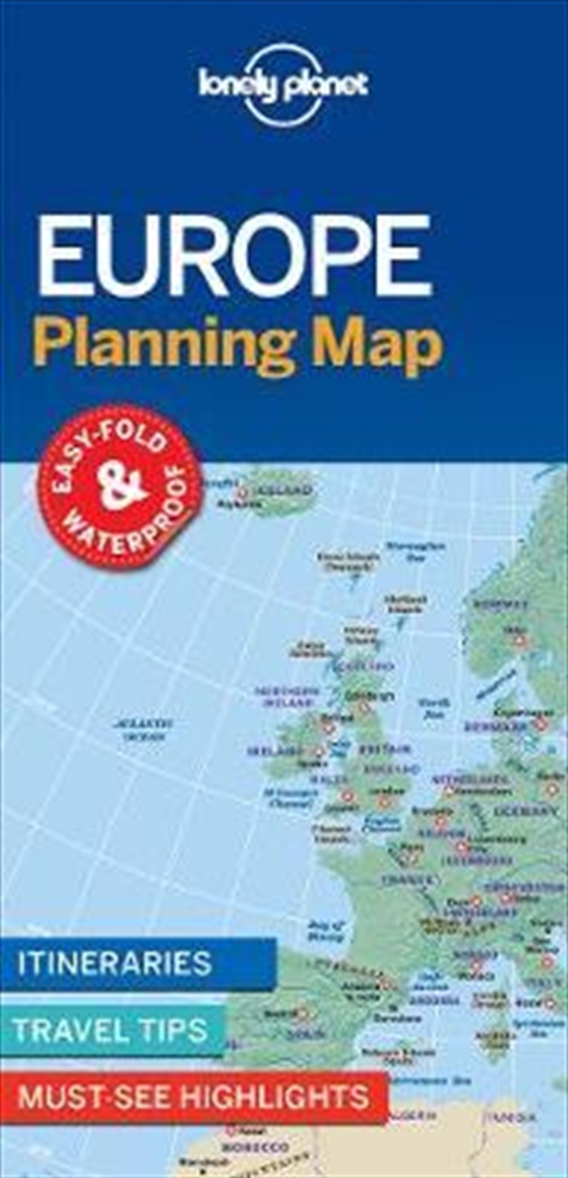 Lonely Planet Europe Planning Map/Product Detail/Travel & Holidays